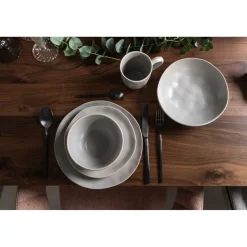 KARE Design Assiette Creuse Organic Gris O21Cm New