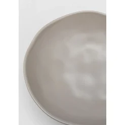 KARE Design Assiette Creuse Organic Gris O21Cm New