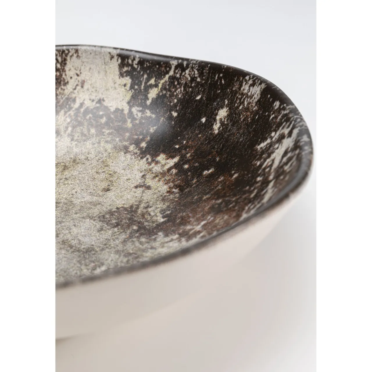 KARE Design Assiette Creuse Savannah Marron/Gris O20 Best