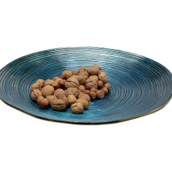 KARE Design Assiette Décorative Melia Bleu Fonce O46Cm Best
