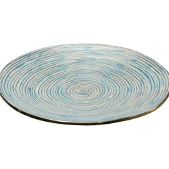 KARE Design Assiette Décorative Melia Bleu Clair O37Cm Clearance