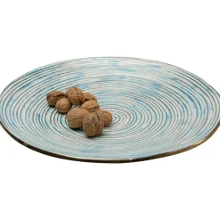 KARE Design Assiette Décorative Melia Bleu Clair O37Cm Clearance
