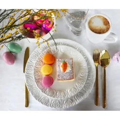 KARE Design Assiette De Presentation Rosa O35 New