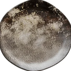 KARE Design Assiette Savannah Marron/Gris O26Cm