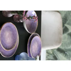 KARE Design Assiette Shirley Violet O21Cm Outlet