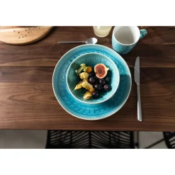 KARE Design Assiette Sicilia Bleu O27Cm New