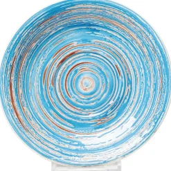 KARE Design Assiette Swirl Blue O19Cm Online