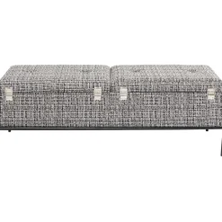 KARE Design Banquette Buttons Storage Noir-Blanc Gm Clearance