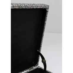 KARE Design Banquette Buttons Storage Noir-Blanc Gm Clearance