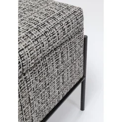 KARE Design Banquette Buttons Storage Noir-Blanc Gm Clearance