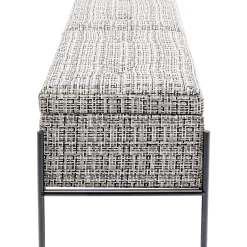KARE Design Banquette Buttons Storage Noir-Blanc Gm New