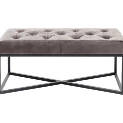 KARE Design Banquette Crossover Gris Noir 90X40Cm Outlet