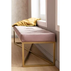 KARE Design Banquette Crossover Rose Laiton 150X40Cm Best