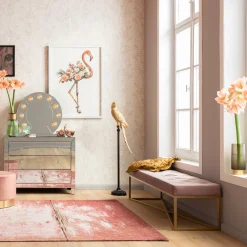 KARE Design Banquette Crossover Rose Laiton 150X40Cm Best