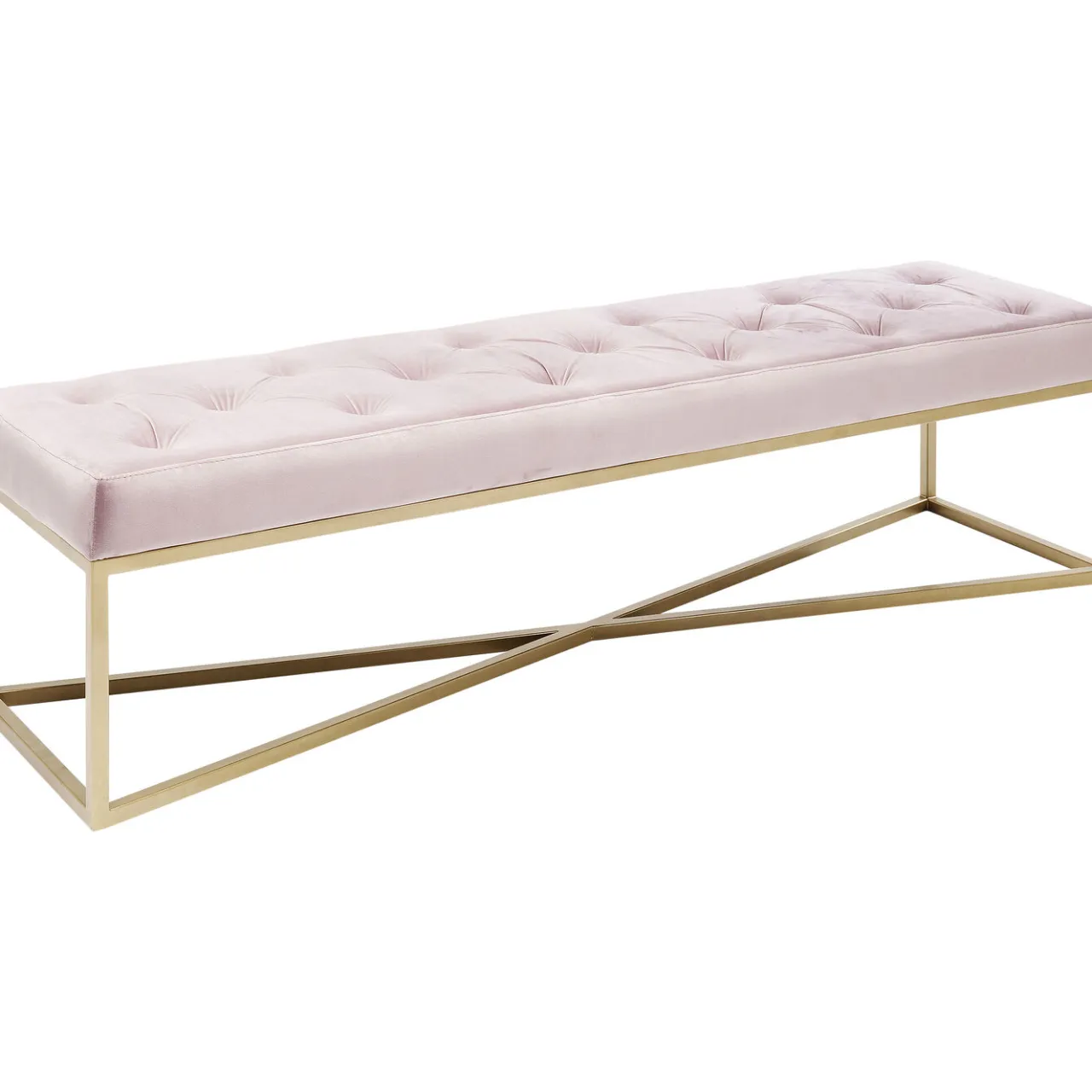 KARE Design Banquette Crossover Rose Laiton 150X40Cm Best