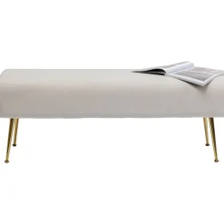 KARE Design Banquette Deria Velours Creme 110Cm Outlet