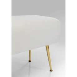 KARE Design Banquette Deria Velours Creme 110Cm Outlet