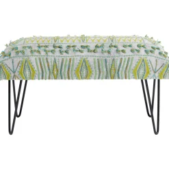 KARE Design Banquette Desna Patchwork Vert 80Cm Hot