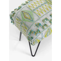 KARE Design Banquette Desna Patchwork Vert 80Cm Hot