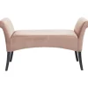 KARE Design Banquette Motley Velvet Rose Clearance