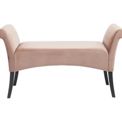 KARE Design Banquette Motley Velvet Rose Clearance