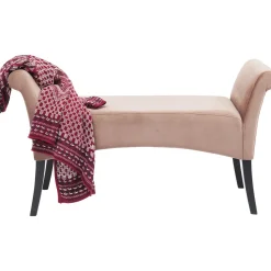 KARE Design Banquette Motley Velvet Rose Clearance