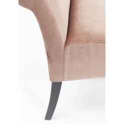 KARE Design Banquette Motley Velvet Rose Clearance