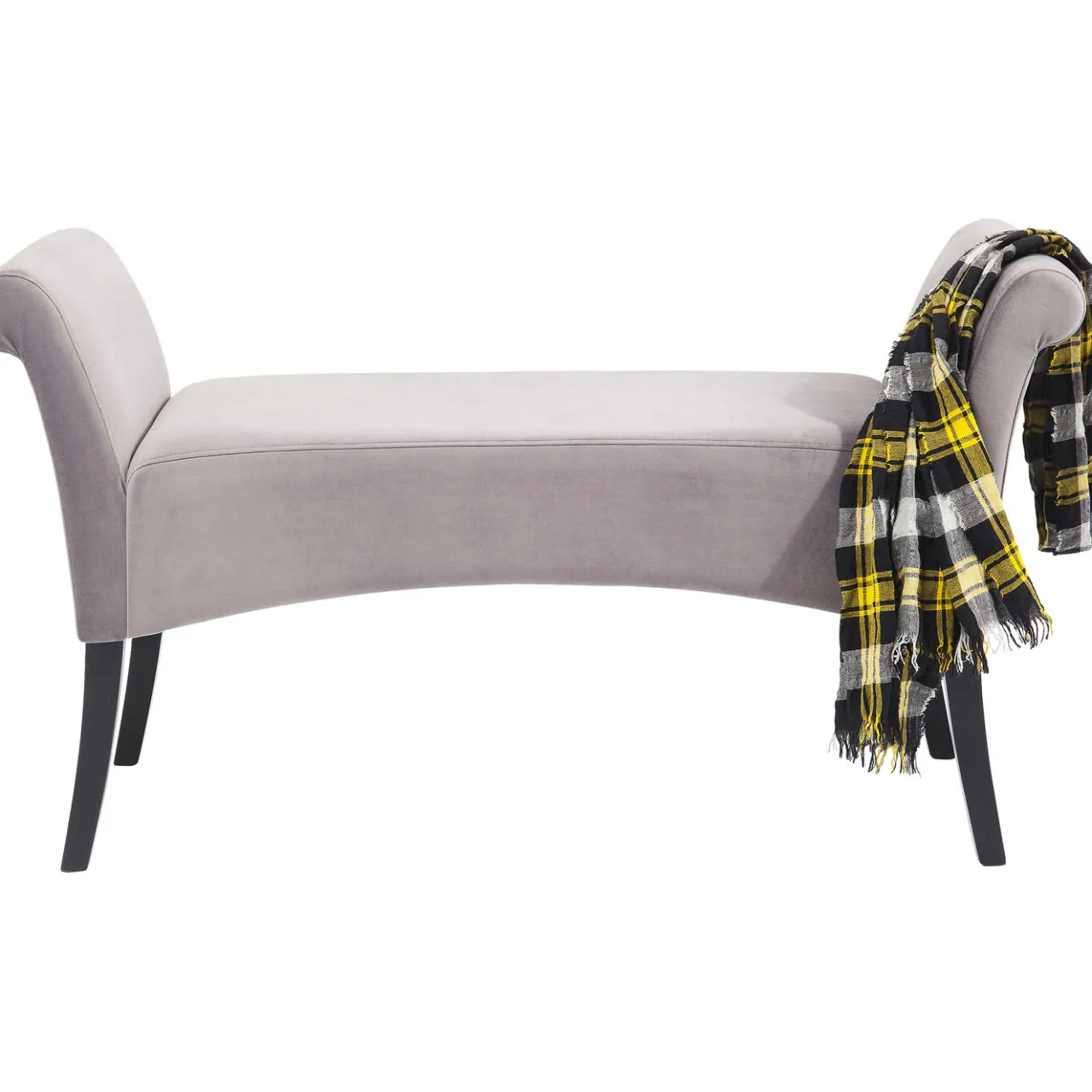 KARE Design Banquette Motley Velvet Silvergrey Sale