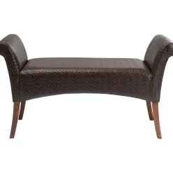 KARE Design Banquette Motley Zigzag Marron Hot