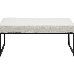 KARE Design Banquette Smart Boucle Creme Noir 90Cm New
