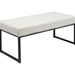KARE Design Banquette Smart Boucle Creme Noir 90Cm New