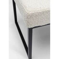 KARE Design Banquette Smart Boucle Creme Noir 90Cm New