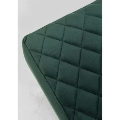 KARE Design Banquette Smart Velours Vert Fonce Laiton 90Cm Hot