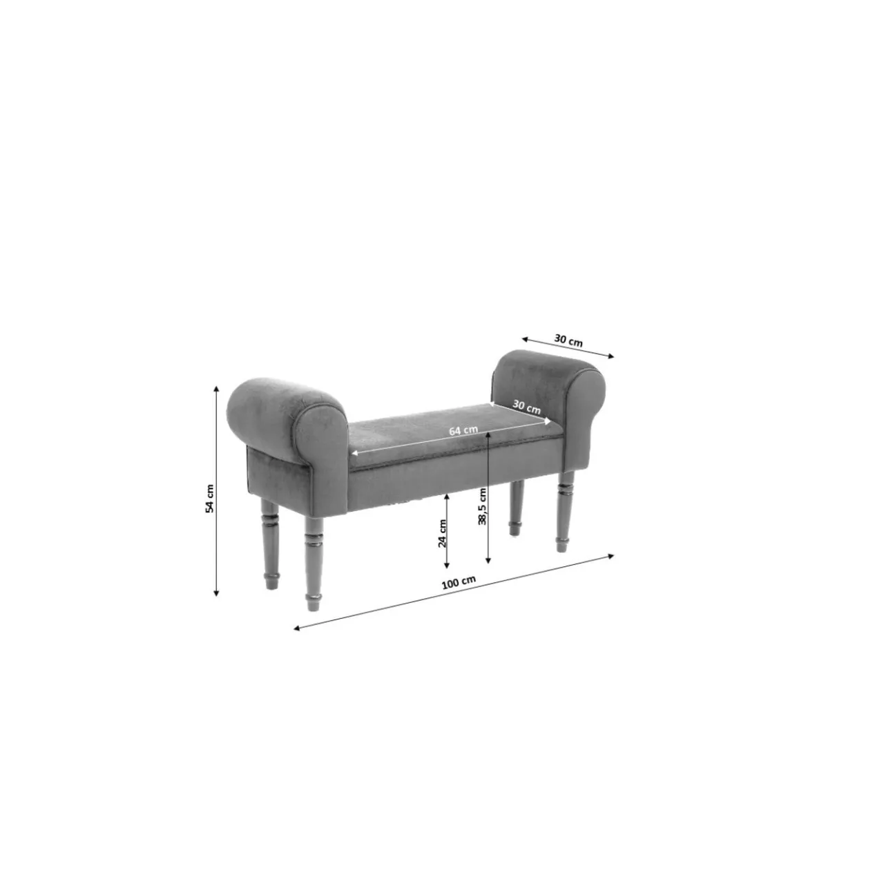 KARE Design Banquette Wing Gris Outlet