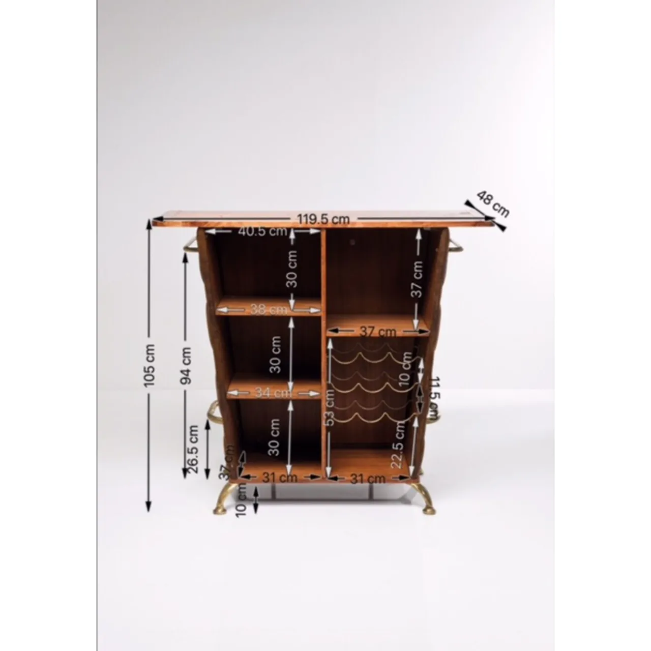 KARE Design Bar Lady Rock Vintage