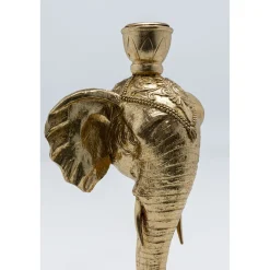 KARE Design Bougeoir Elephant Head Dore 36Cm Sale