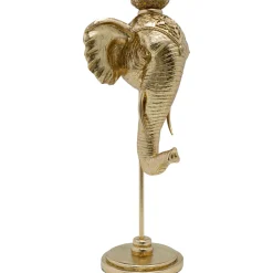 KARE Design Bougeoir Elephant Head Dore 49Cm Clearance
