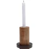 KARE Design Bougeoir Wood Zylinder 15Cm Clearance