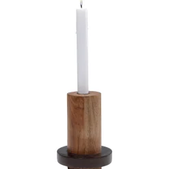 KARE Design Bougeoir Wood Zylinder 15Cm Clearance