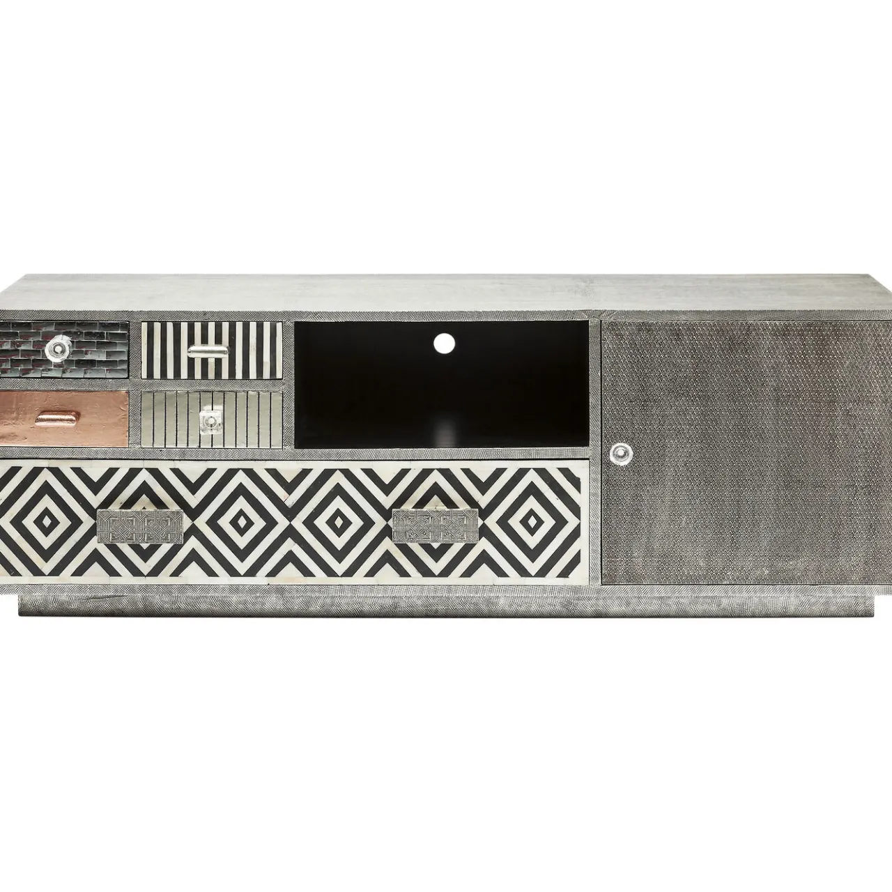 KARE Design Buffet Bas Chalet 1 Porte,5 Tiroirs Best