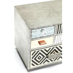 KARE Design Buffet Bas Chalet 1 Porte,5 Tiroirs Best