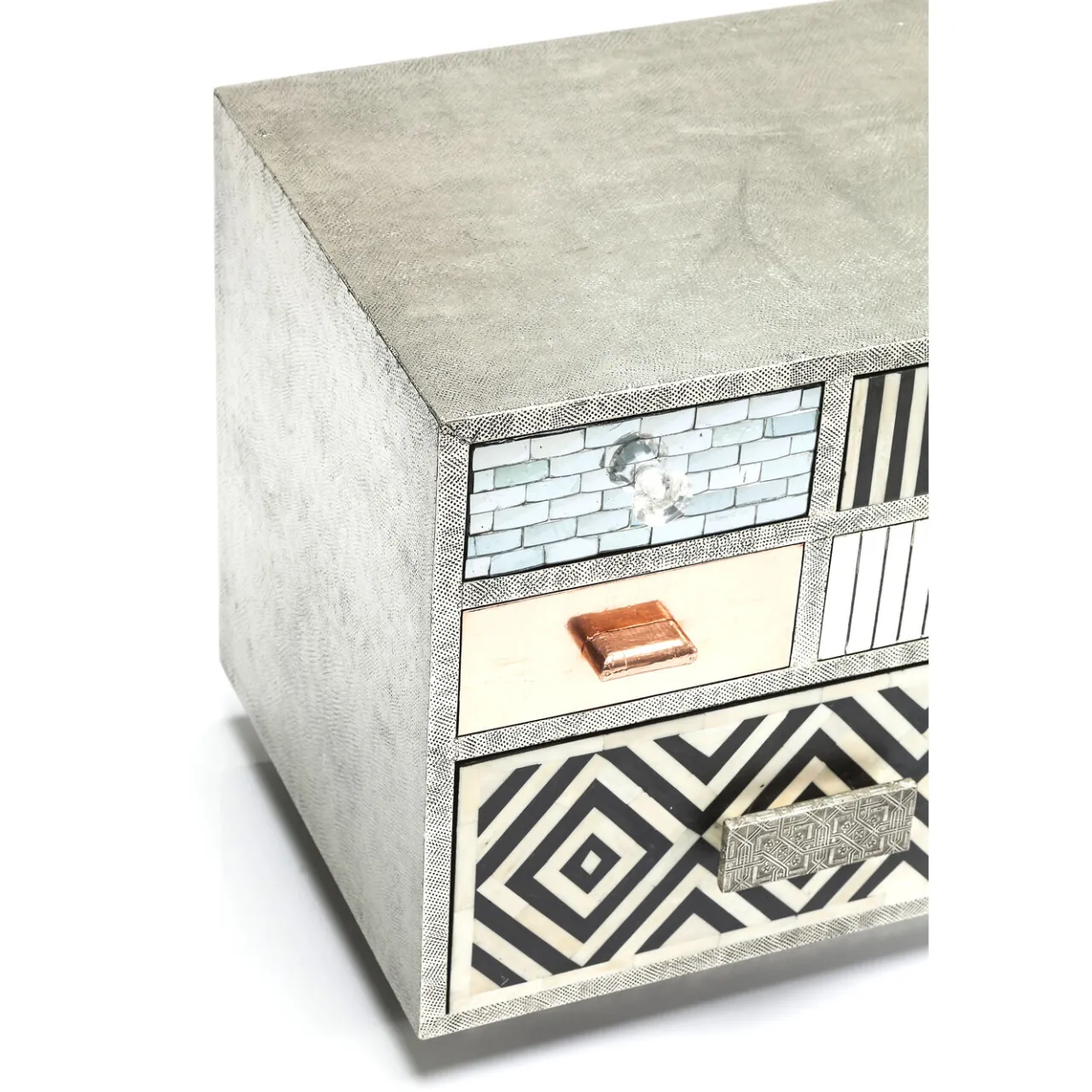 KARE Design Buffet Bas Chalet 1 Porte,5 Tiroirs Best