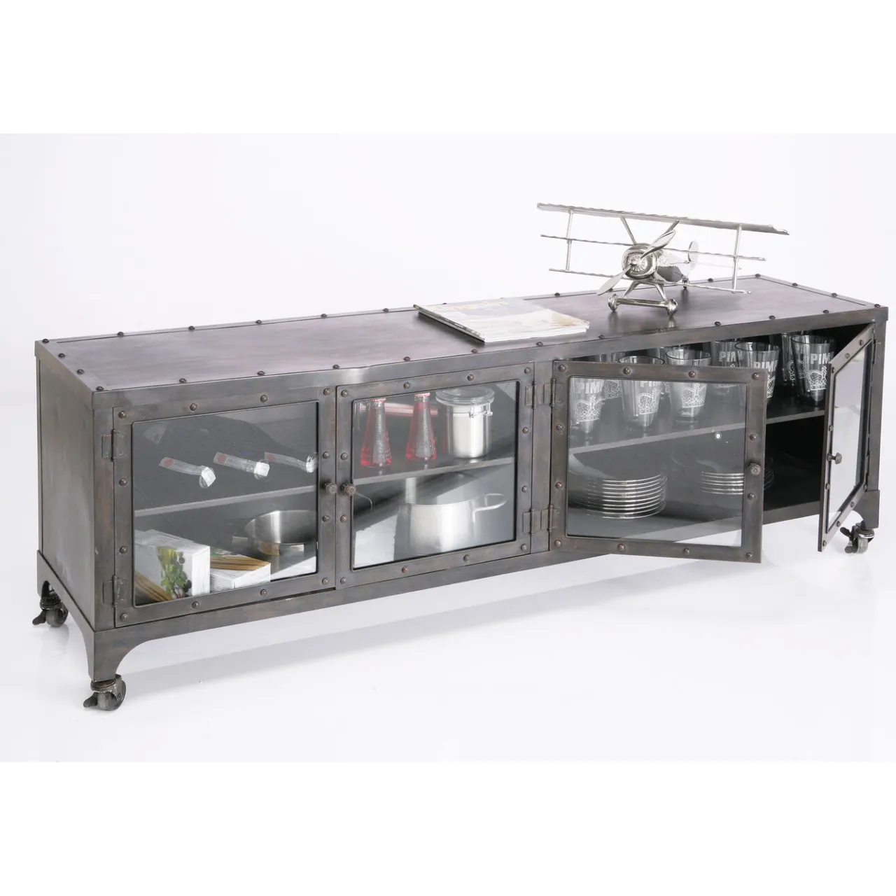 KARE Design Buffet Bas Factory Metal Outlet