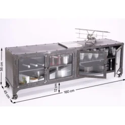 KARE Design Buffet Bas Factory Metal Outlet