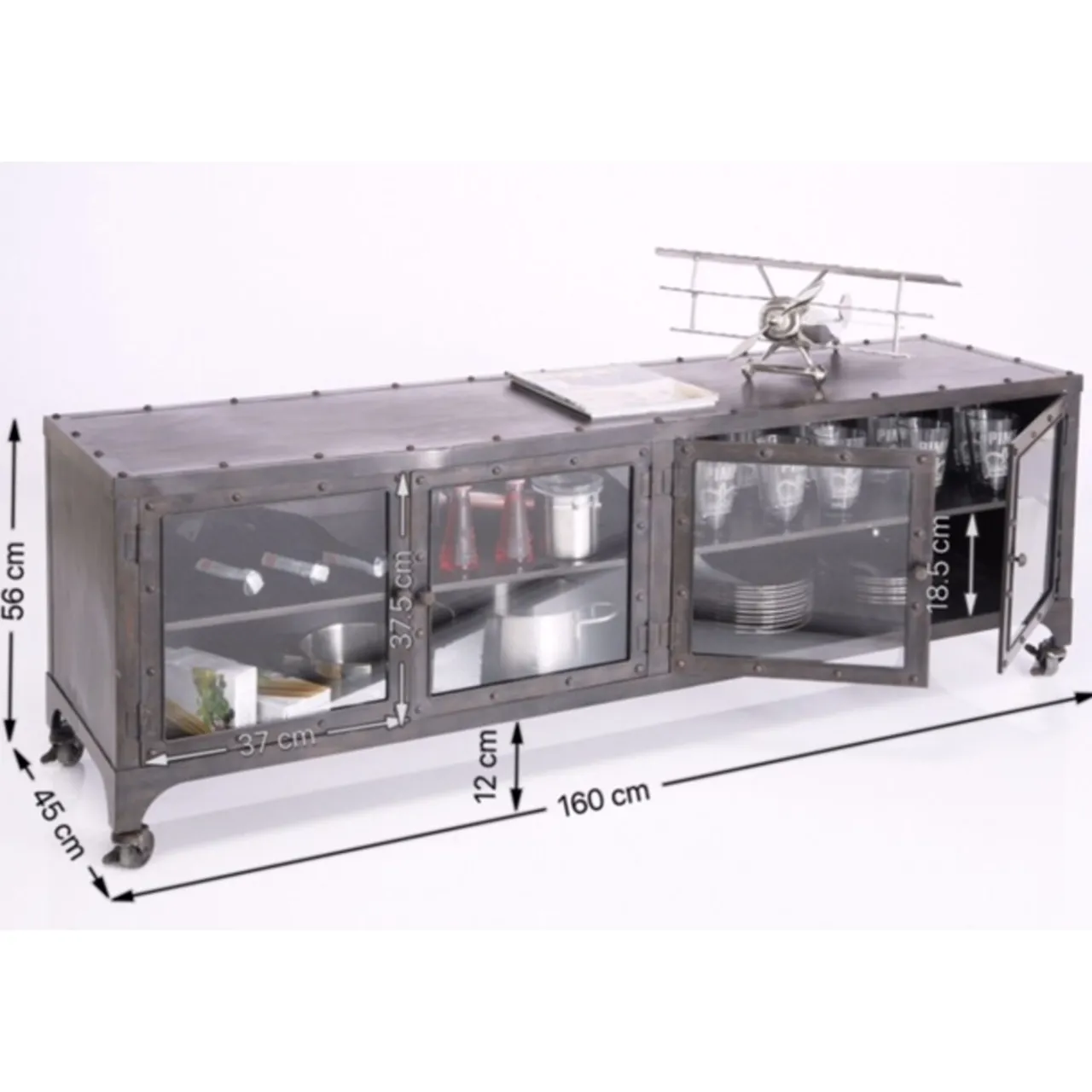KARE Design Buffet Bas Factory Metal Outlet