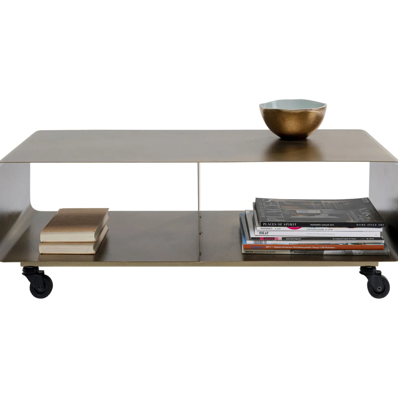 KARE Design Buffet Bas Lounge M Bronze 90X30Cm Outlet