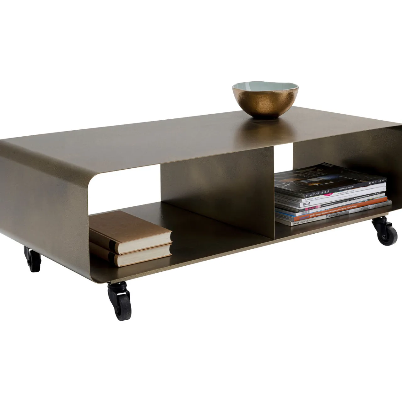 KARE Design Buffet Bas Lounge M Bronze 90X30Cm Outlet
