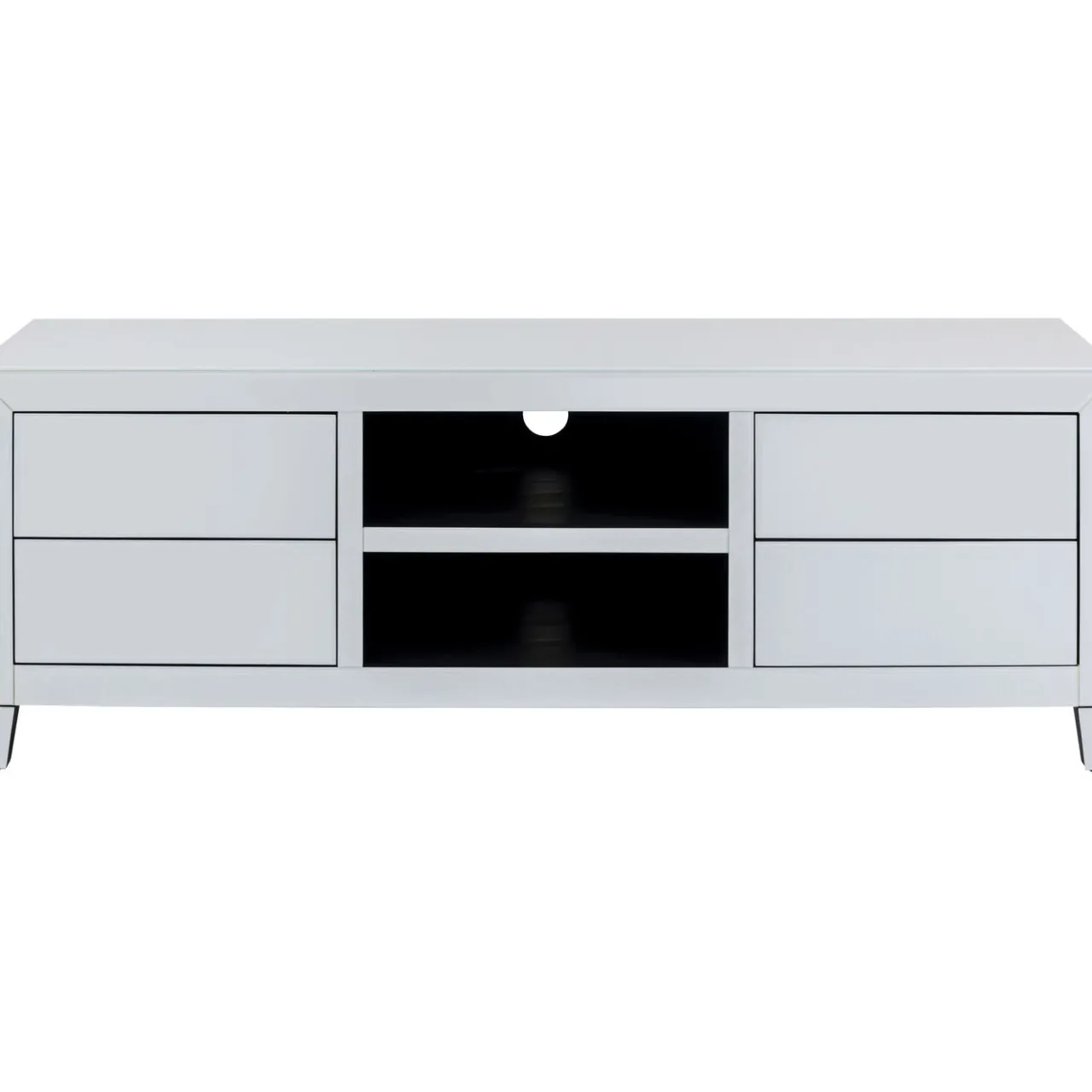 KARE Design Buffet Bas Luxury Push Blanc 140X50Cm Outlet