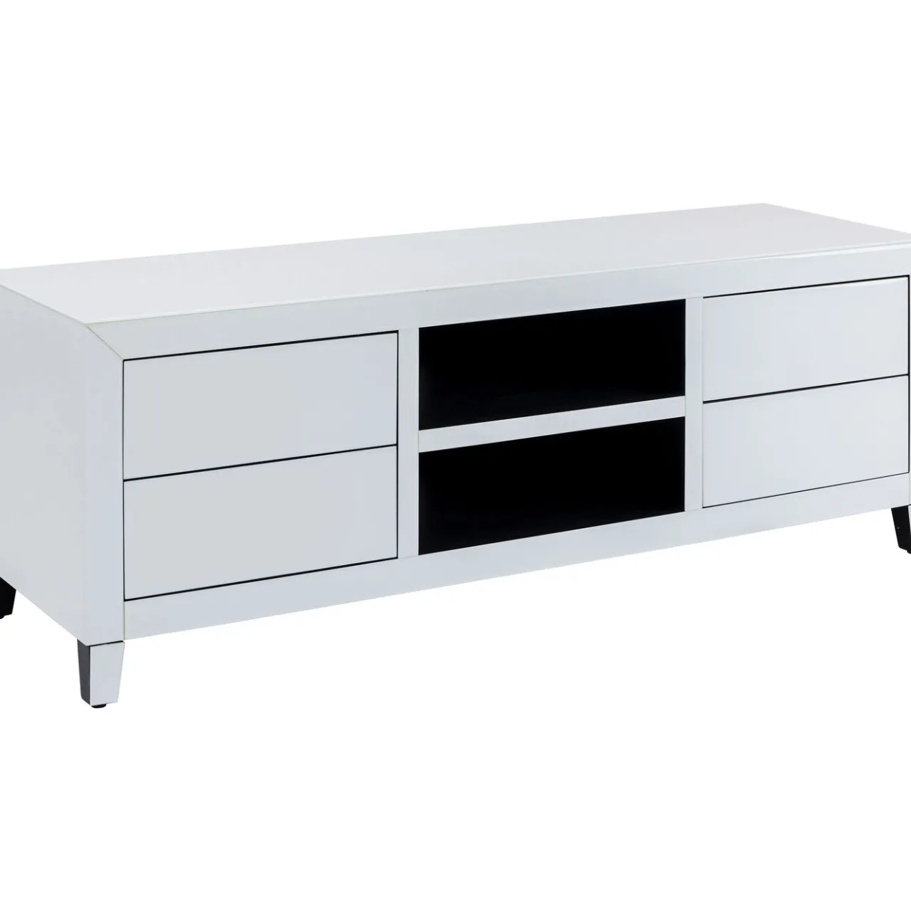 KARE Design Buffet Bas Luxury Push Blanc 140X50Cm Outlet