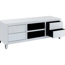 KARE Design Buffet Bas Luxury Push Blanc 140X50Cm Outlet
